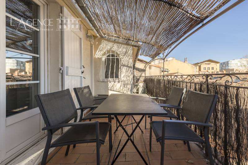 Appartement centre-ville, terrasse, vue dégagée